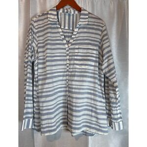 Columbia Sportswear XL Button‎ Down Shirt Striped Long Sleeve Top Women